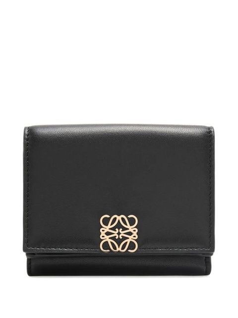 LOEWE logo-plaque leather wallet - Black - zdjęcie produktu nr 1