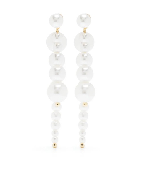 Cult Gaia Loreli pearl drop earrings - White - zdjęcie produktu nr 1