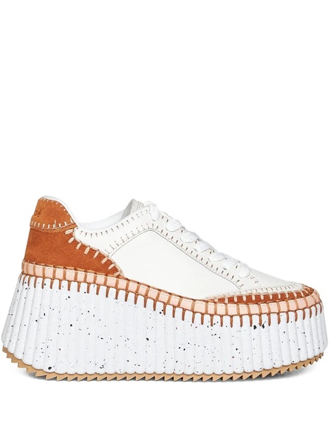 Chloé Nama platform sneakers - White - zdjęcie produktu nr 1