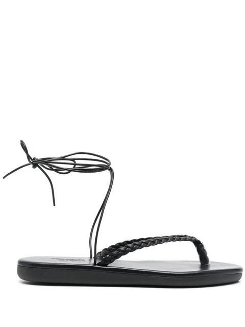Ancient Greek Sandals braided open-toe sandals - Black - zdjęcie produktu nr 1