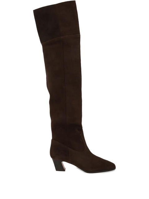 Aquazzura 50mm Nomad square-toe boots - Brown - zdjęcie produktu nr 1