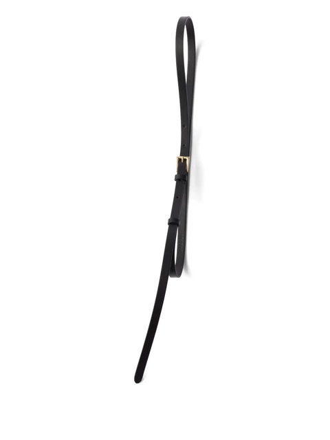 Prada leather square-buckle belt - Black - zdjęcie produktu nr 2