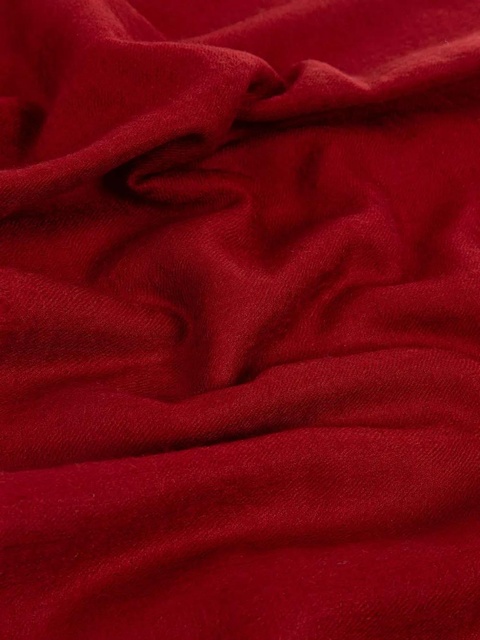 ISABEL MARANT fringed cashmere scarf - Red - zdjęcie produktu nr 2