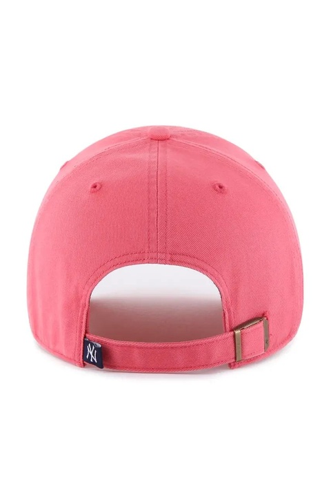 47 brand czapka z daszkiem bawełniana MLB New York Yankees kolor czerwony gładka B-RGW17GWS-Z0 - zdjęcie produktu nr 2