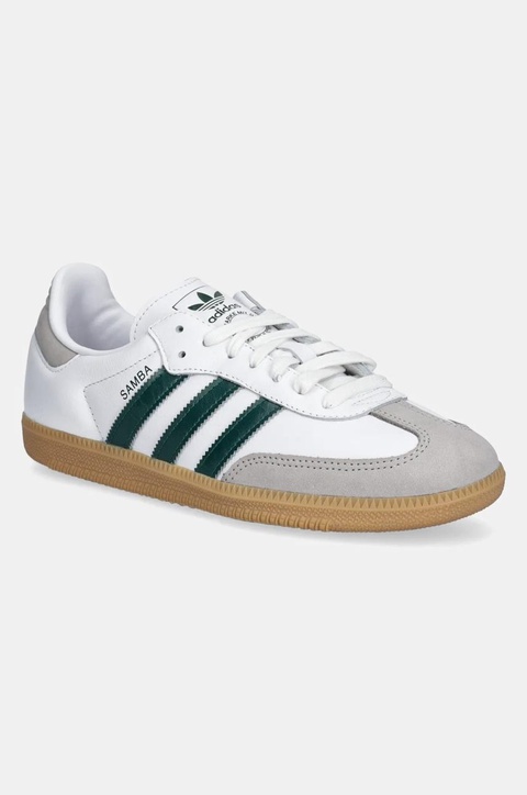 adidas Originals sneakersy skórzane Samba OG kolor biały JI2724 - zdjęcie produktu nr 1