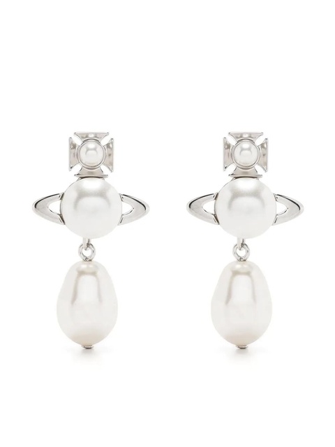 Vivienne Westwood Orb-embellished stud earrings - Silver - zdjęcie produktu nr 2