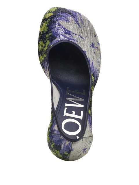 LOEWE 90mm Toy pumps - Blue - zdjęcie produktu nr 2