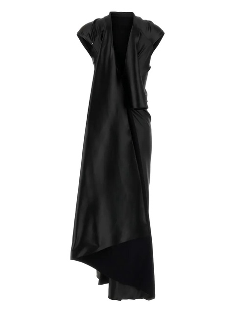 Sportmax Abadani draped-detail gown - Black - zdjęcie produktu nr 2
