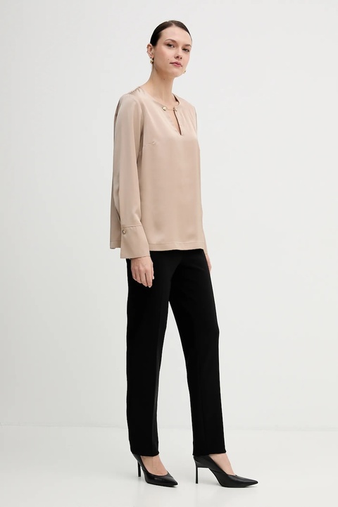 Joseph Ribkoff spodnie damskie kolor czarny dopasowane high waist 144092 - zdjęcie produktu nr 2