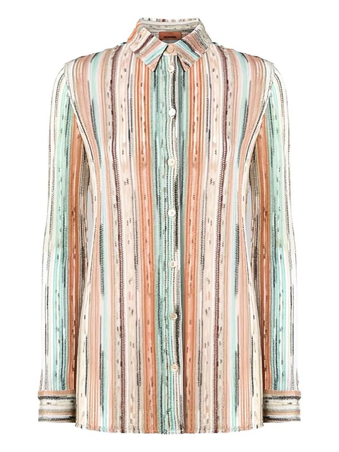 Missoni striped long-sleeve top - Neutrals - zdjęcie produktu nr 1