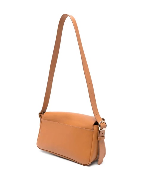 SANDRO Le Mambo leather shoulder bag - Brown - zdjęcie produktu nr 2