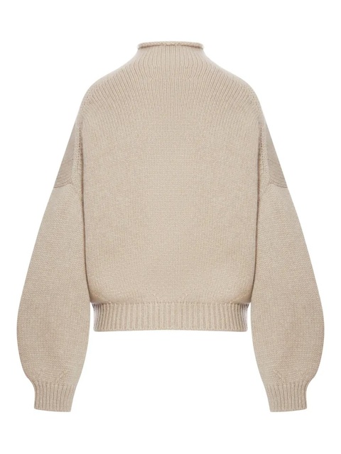 KHAITE Juniper funnel-neck sweater - Neutrals - zdjęcie produktu nr 2