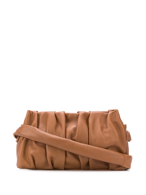 Elleme ruched shoulder bag - Brown - zdjęcie produktu nr 1