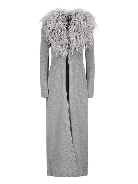 Blumarine wool cardi-coat - Grey - zdjęcie produktu nr 1