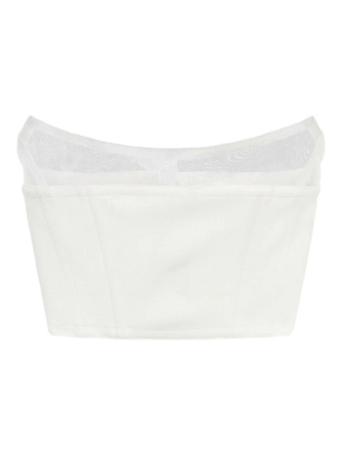 Blumarine strapless corset top - White - zdjęcie produktu nr 1