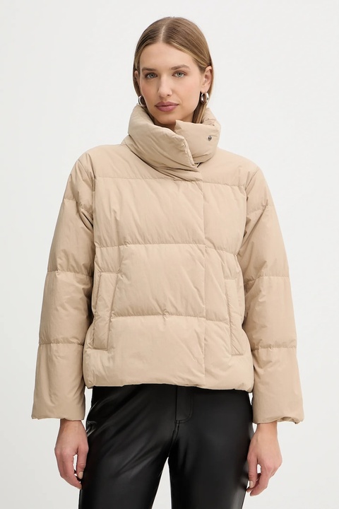 Weekend Max Mara kurtka puchowa KAISER kolor beżowy przejściowa 2525486022600 - zdjęcie produktu nr 1