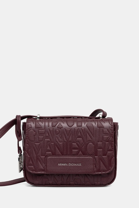 Armani Exchange torebka kolor bordowy XW001577 AF15774 - zdjęcie produktu nr 1