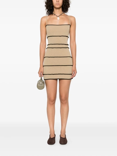 Nanushka tube-dress striped mini dress - Neutrals - zdjęcie produktu nr 2