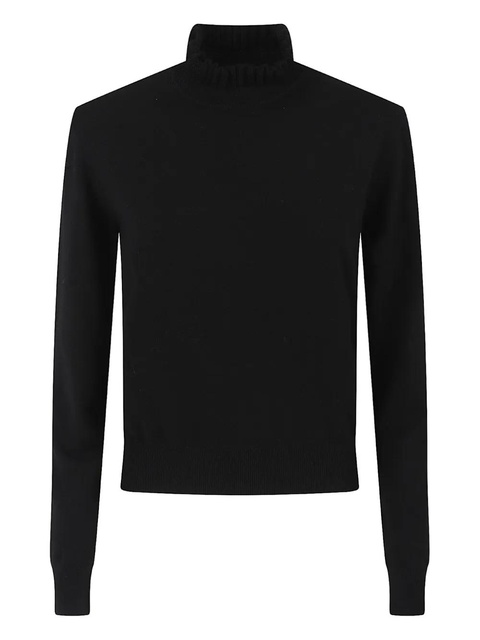 Alexander McQueen ribbed-trim sweater - Black - zdjęcie produktu nr 1