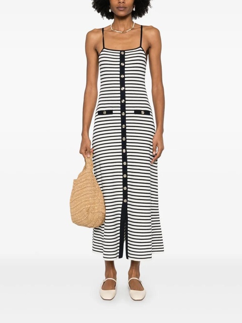 Maje striped midi dress - White - zdjęcie produktu nr 2