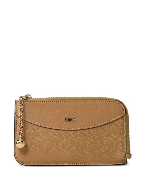 Chloé zip-around chain wallet - Neutrals - zdjęcie produktu nr 1