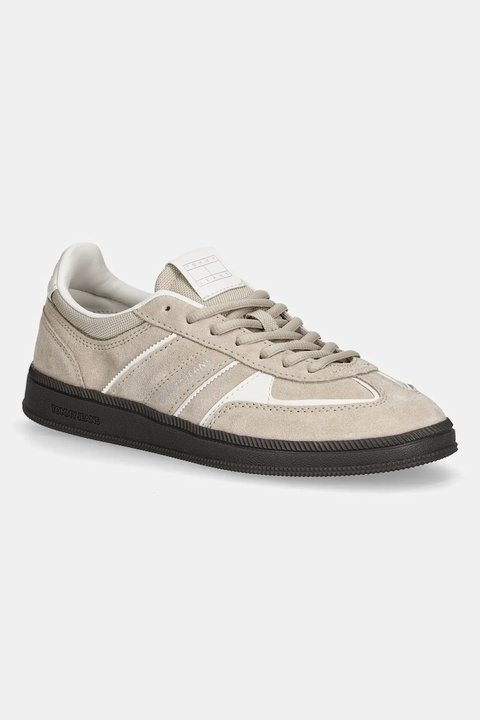 Tommy Jeans sneakersy zamszowe THE GREENWICH EDGE damskie kolor beżowy EN0EN02838 - zdjęcie produktu nr 1