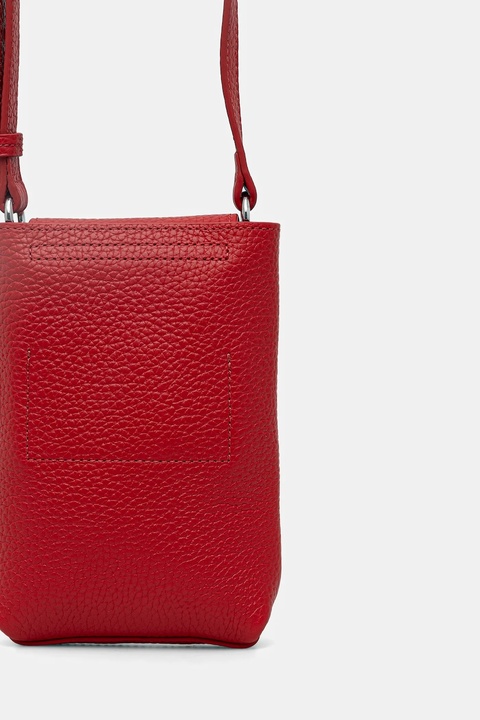 Marc O'Polo torebka skórzana kolor czerwony 5000009285 - zdjęcie produktu nr 2