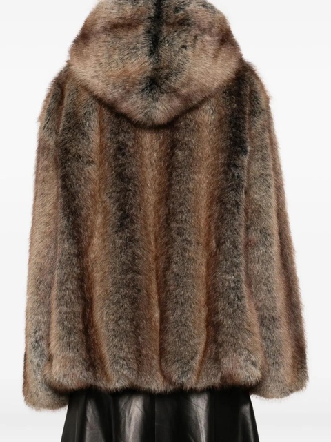 The Frankie Shop Emma hooded pocket jacket - Brown - zdjęcie produktu nr 1