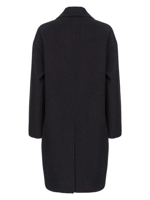 PINKO Cacciavite single-breasted coat - Black - zdjęcie produktu nr 1