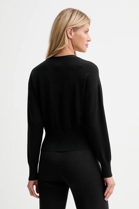 Calvin Klein kardigan damski kolor czarny lekki LV044D317G - zdjęcie produktu nr 1