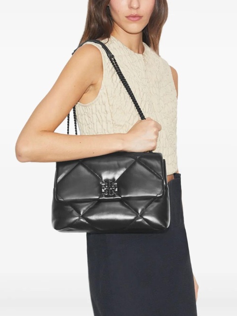 Tory Burch Kira quilted leather shoulder bag - Black - zdjęcie produktu nr 2
