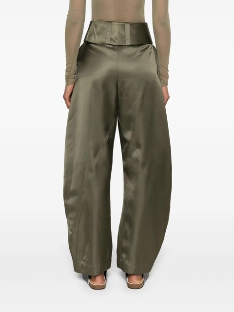 JW Anderson satin trousers - Green - zdjęcie produktu nr 2