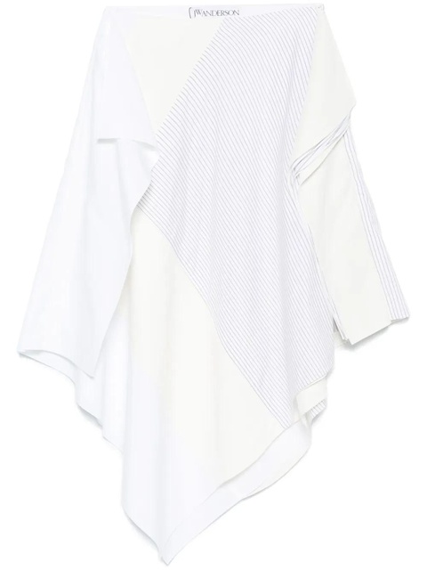 JW Anderson asymmetric midi skirt - White - zdjęcie produktu nr 1