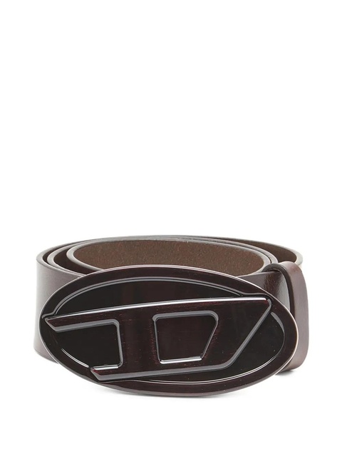 Diesel B-1DR oval-buckle belt - Brown - zdjęcie produktu nr 1
