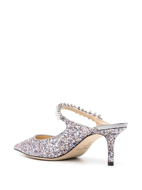 Jimmy Choo Bling 65mm glittery mules - Pink - zdjęcie produktu nr 1