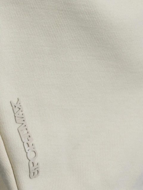 Sportmax logo-plaque hoodie - Neutrals - zdjęcie produktu nr 2