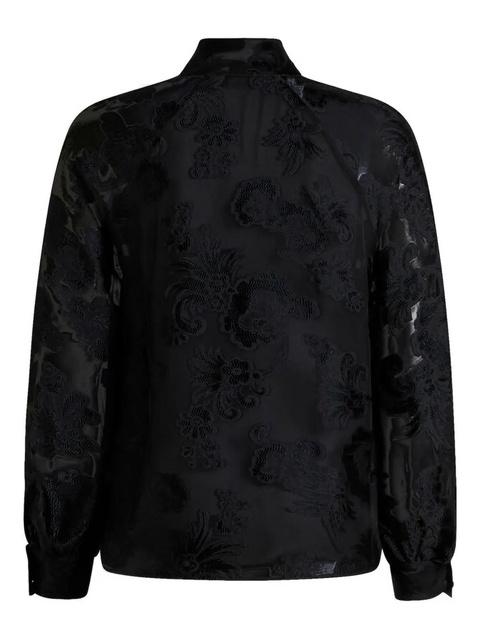 ETRO paisley-pattern chiffon blouse - Black - zdjęcie produktu nr 2