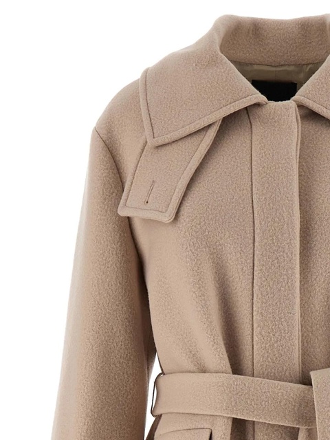 PINKO Paquita belted coat - Neutrals - zdjęcie produktu nr 2