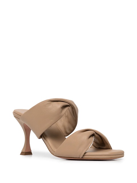 Aquazzura Twist double-strap sandals - Neutrals - zdjęcie produktu nr 1