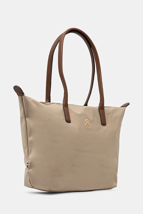 Tommy Hilfiger torebka kolor beżowy AW0AW17711 - zdjęcie produktu nr 1