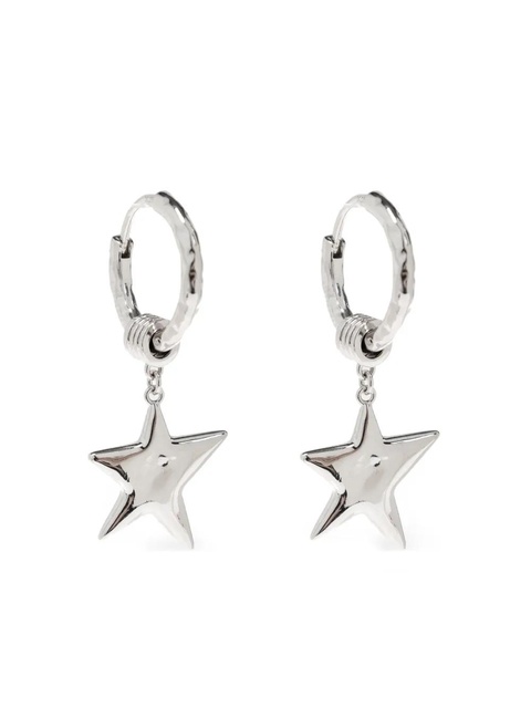 Zadig&Voltaire star-charm hoop earrings - Silver - zdjęcie produktu nr 1