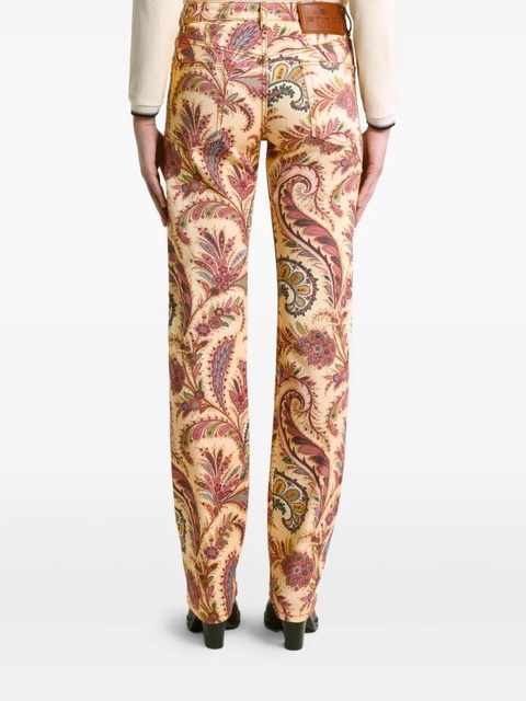 ETRO paisley-print straight-leg jeans - Neutrals - zdjęcie produktu nr 2