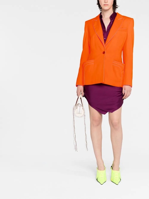 Vivienne Westwood multiple-pocket single-breasted blazer - Orange - zdjęcie produktu nr 1