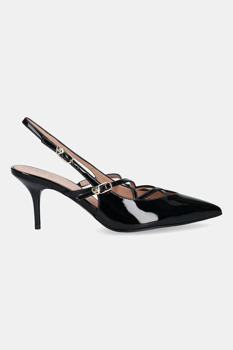Love Moschino szpilki skórzane kolor czarny JA10287G1NIH0000 - zdjęcie produktu nr 2