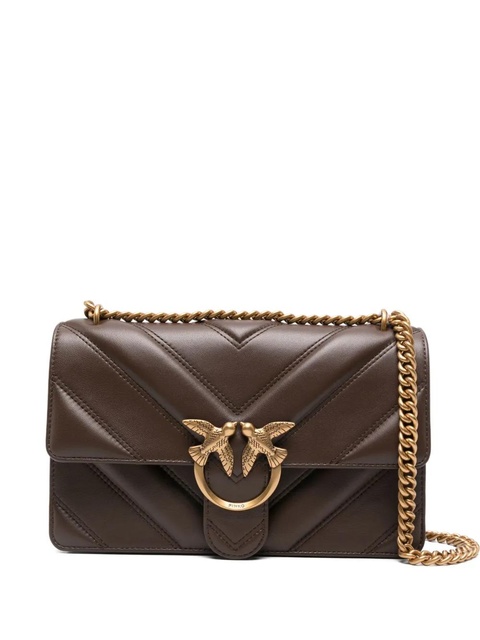 PINKO Love One quilted cross body bag - Brown - zdjęcie produktu nr 1