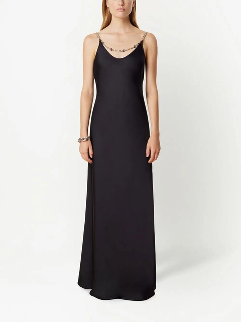 Rabanne chain-link shoulder strap dress - Black - zdjęcie produktu nr 1