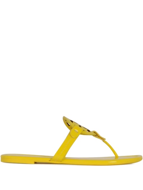 Tory Burch Miller leather sandals - Yellow - zdjęcie produktu nr 1