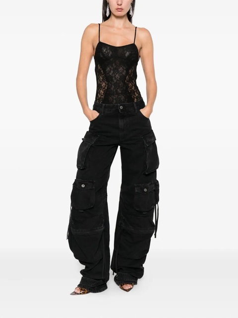 The Attico cargo-pockets jeans - Black - zdjęcie produktu nr 1