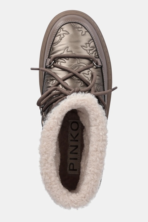 Pinko śniegowce Yoko 19 kolor beżowy SS0101T036L15 - zdjęcie produktu nr 1