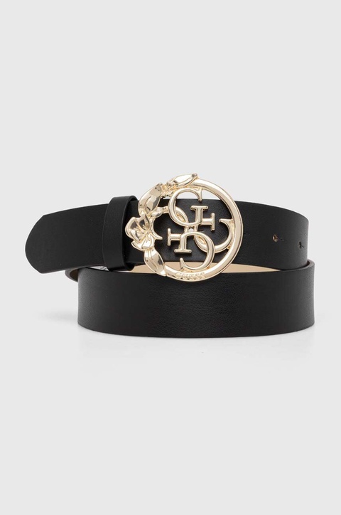 Guess pasek MARIEKE damski kolor czarny BW9106 P4235 - zdjęcie produktu nr 1